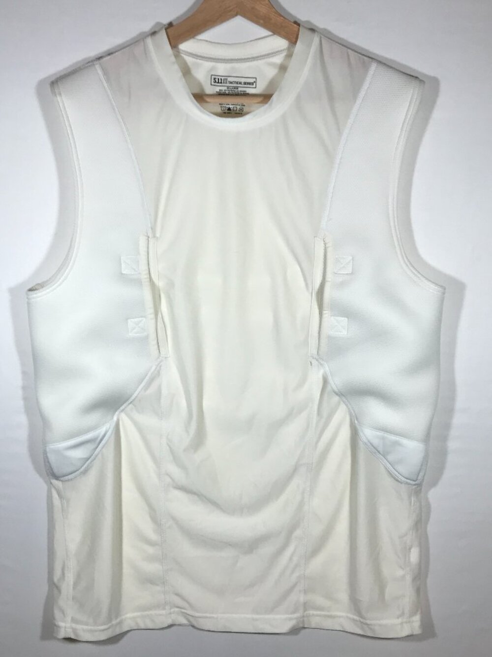 5.11 Tactical Series Men's 2XL White Compression Padded Holster Undershirt